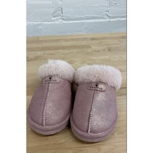 Bearpaw Pink Women's Loki Exotic Slippers - Size 9.5‎